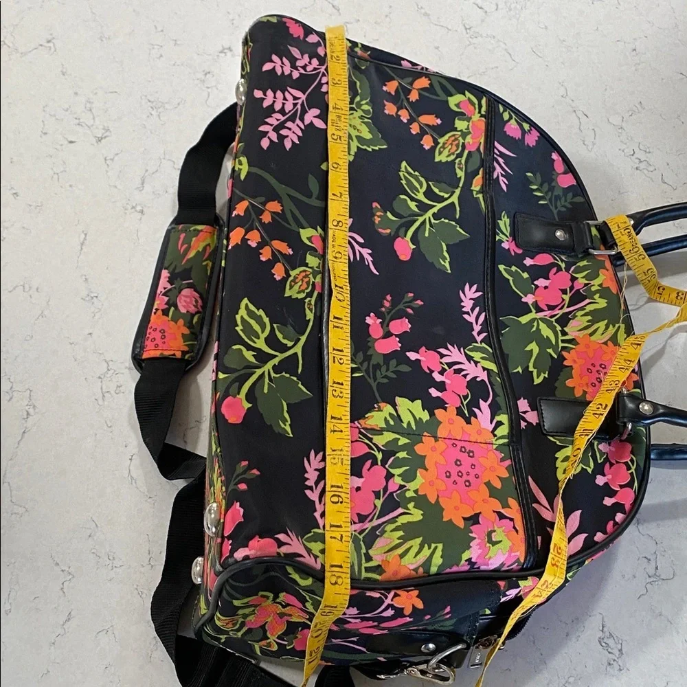 Floral Isaac Mizrahi Black  Bag - Picture 14 of 16